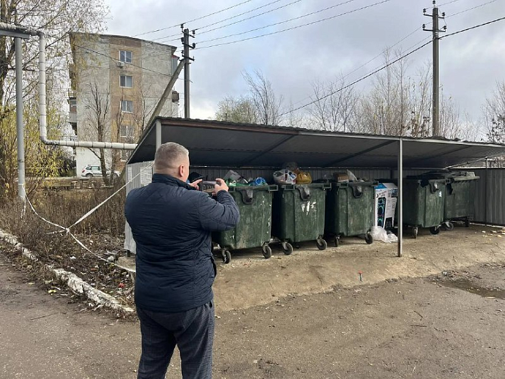 Проверки контейнерных площадок продолжаются в Гагаринском районе