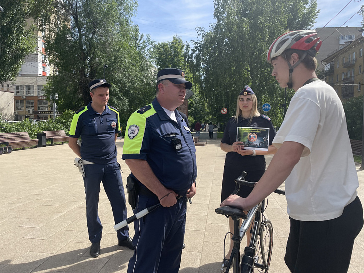 Госавтоинспекция города Саратова проводит профилактическое мероприятие «Двухколесный транспорт»