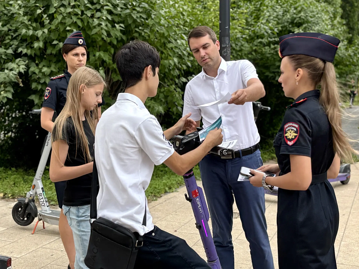 Пресечены факты движения на средствах индивидуальной мобильности «под знак»